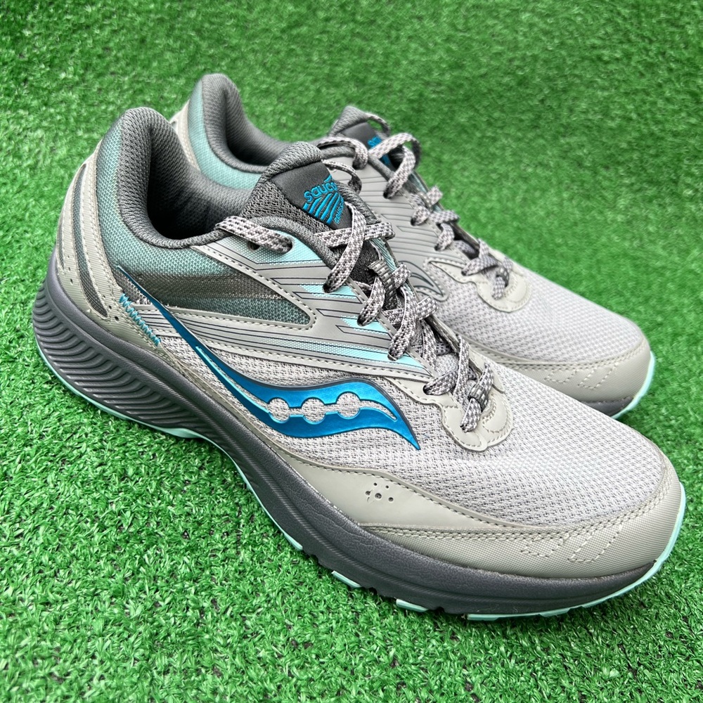 Saucony Cohesion TR15 Alloy/Topaz Women's Trail Running Shoes Size 9.5 Pre-owned